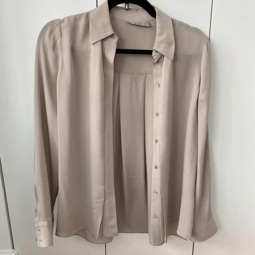Vince button down size 0